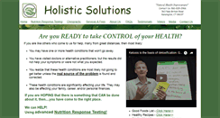 Desktop Screenshot of holisticsolutions.com